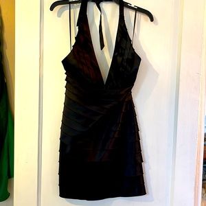 Sexy little black dress plunge neck! Size L